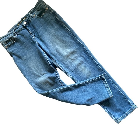ANNE KLEIN “SKINNY ANKLE” BLUE DENIM JEANS Women’s Size 12P - Picture 10 of 12
